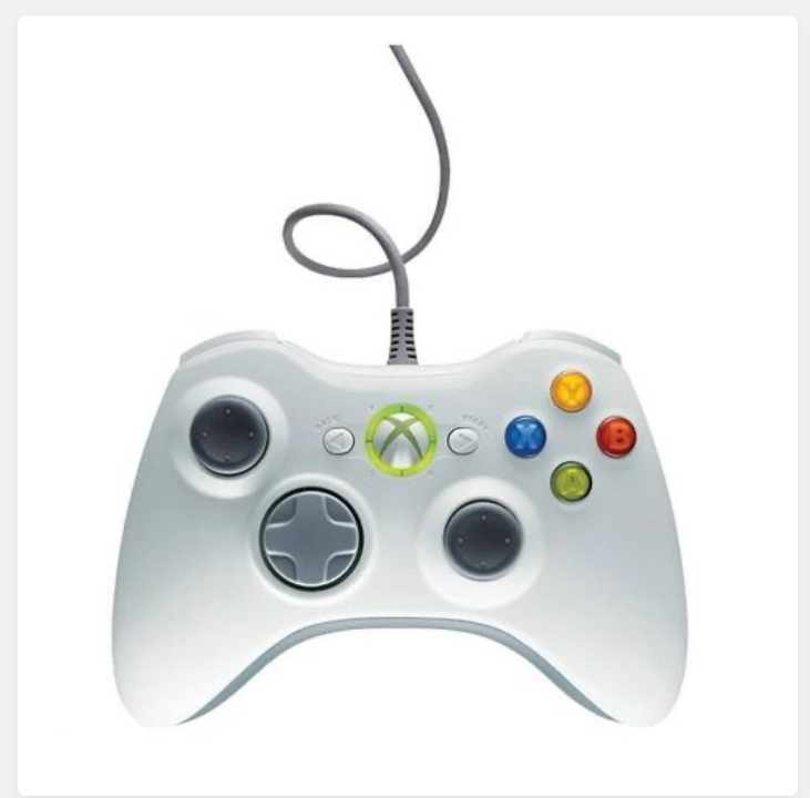 Xbox 360 USB Wired Controller - White