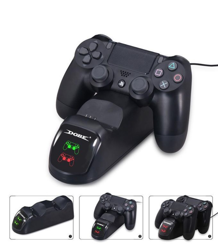 Beqqk PS4 Controller Charger with Charging Display Function