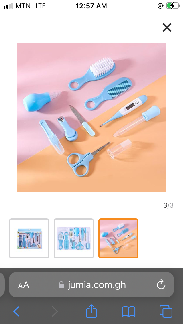 Genetic 10 Pieces Baby Grooming Kit - Blue