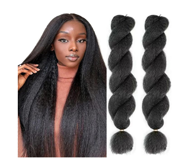 Inez 60gm kinky straight vixen crochet hair 26 inches